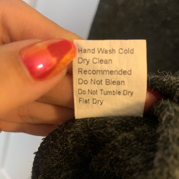 PIKO 1988 Cozy Charcoal Grey Knit Dress - Picture 4 of 4